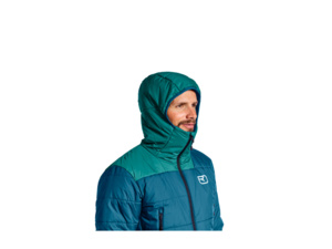 Bunda ORTOVOX Swisswool Zinal Petrol Blue