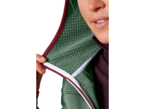 Dámská mikina s kapucí ORTOVOX Fleece Grid Mountain Rose