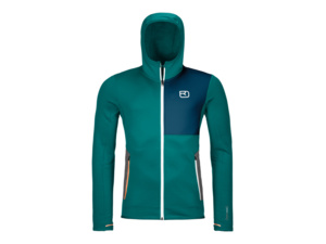 Mikina s kapucí ORTOVOX Fleece Pacific Green