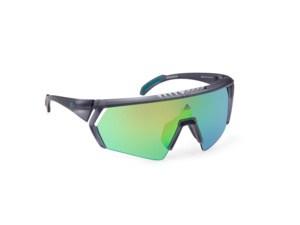 Sluneční brýle ADIDAS Sport SP0063 Grey/Other/Green Mirror