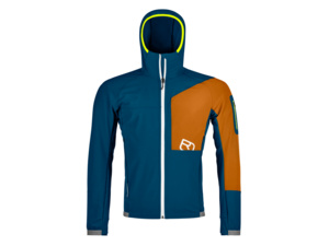 Bunda s kapucí ORTOVOX Berrino Petrol Blue