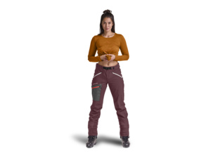 Dámské kalhoty ORTOVOX Cevedale long Black Raven