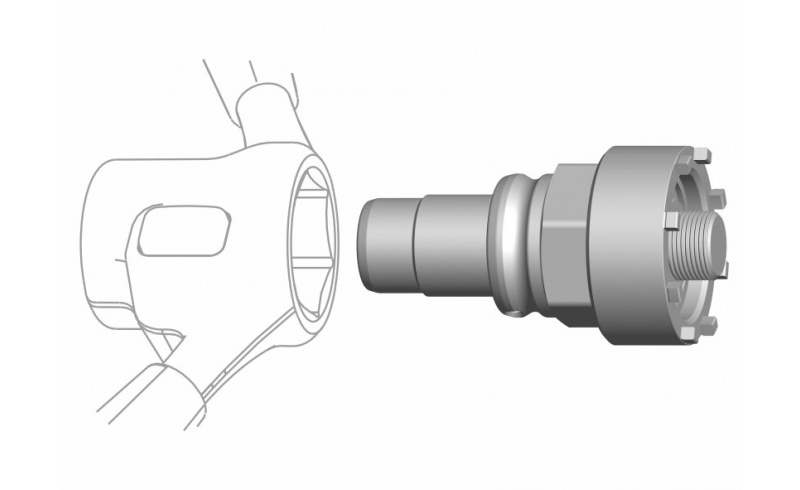 CYCLUS TOOLS snap.in | locknut remover Bosch BDU 4 | SN.83-W