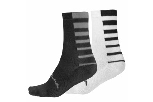 Ponožky ENDURA Coolmax® Stripe (2-balení) Black
