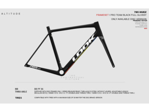 Rám LOOK 785 Huez Disc Proteam Black Glossy