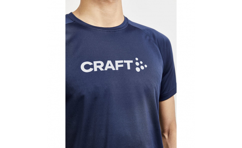 Tričko CRAFT Core Unify Logo Dark Blue