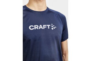 Tričko CRAFT Core Unify Logo Dark Blue