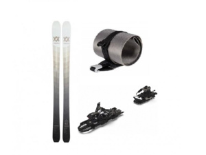 Dámský skialpový set lyže 156 cm s pásy a vázáním - POUŽITÉ