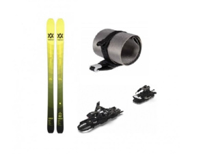 Skialpový set lyže 177 cm s pásy a vázáním - POUŽITÉ