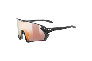 Brýle UVEX Sportstyle 231 2.0 P Black Matt/ Mirror Red