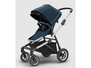 THULE Sleek Aluminum/Navy Blue