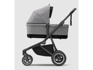 THULE Sleek+Bassinet Black/Gray Melange