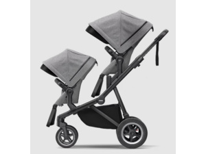 THULE Sleek+Bassinet Black/Gray Melange