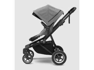 THULE Sleek+Bassinet Black/Gray Melange