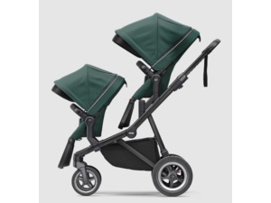 THULE Sleek+Bassinet Mallard Green on Black