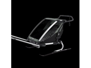 Dětský vozík THULE Chariot Lite Double Aluminum/Agave