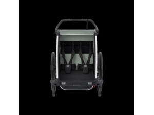Dětský vozík THULE Chariot Lite Double Aluminum/Agave