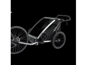 Dětský vozík THULE Chariot Lite Double Aluminum/Agave