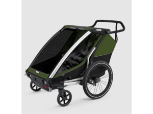 THULE Chariot Cab 2 Aluminum/Cypress Green