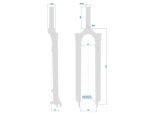 Vidlice RITCHEY Wcs Carbon Mtn Disc 29 Ud Matte Qr