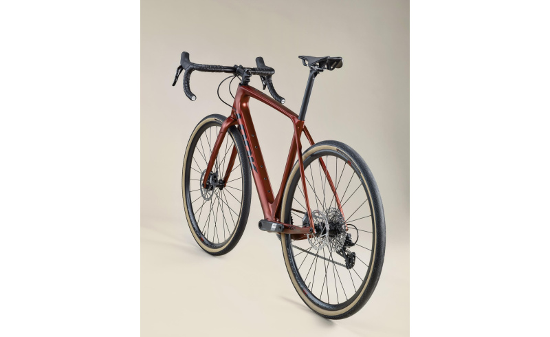LOOK 765 Gravel Disc Red Dust Metallic Satin Apex 1X12 Shimano Wh-RS 370
