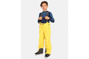 Dětské lyžařské kalhoty KILPI Mimas Yellow