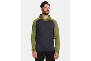 Vlněný svetr s kapucí KILPI Moseo Green