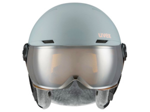 Přilba UVEX Rocket JR Visor Rhino-blush mat