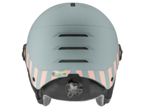 Přilba UVEX Rocket JR Visor Rhino-blush mat