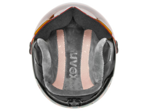 Přilba UVEX Rocket JR Visor Rhino-blush mat