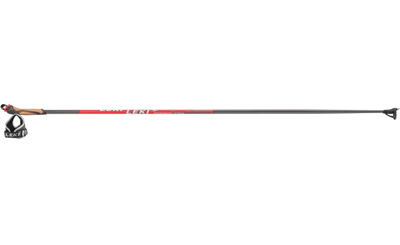 Běžecké hole LEKI PRC Max F Lightanthracite-Fluorescent Red-White