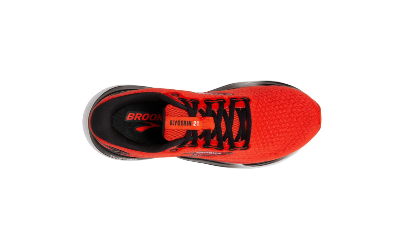 Běžecké boty BROOKS Glycerin 21 M červená