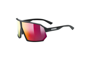 Brýle UVEX Sportstyle 237 Black Matt/Mirror Red