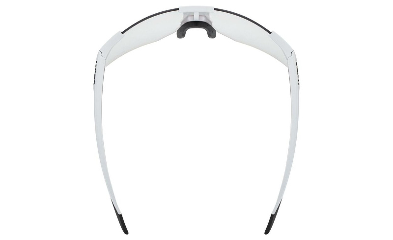 Brýle UVEX Pace Perform Small V White Matt/Litemirror Silver