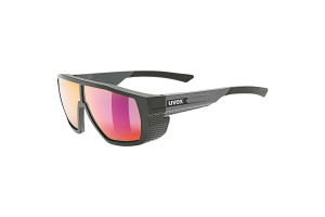 Brýle UVEX MTN Style P Black-Grey Matt/Mirror Red