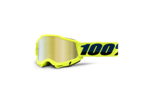 Brýle 100% Accuri 2 - Fluo/Yellow/Mirror Gold Lens