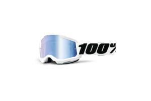 Brýle 100% Strata 2 - Everest/Mirror Blue Lens