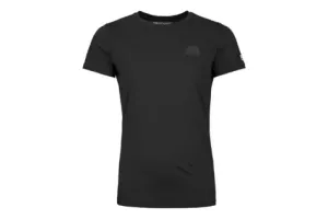 Dámské Tričko  ORTOVOX120 Cool Tec Mtn Stripe T-shirt Women's Black Raven