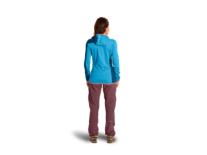 Dámská Mikina ORTOVOX Fleece Light Grid ZN Hoody Women's Wild Berry