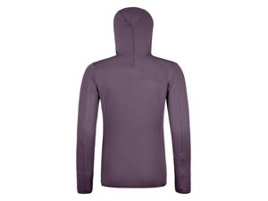Dámská Mikina ORTOVOX Fleece Light Grid ZN Hoody Women's Wild Berry