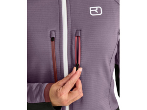 Dámská Mikina ORTOVOX Fleece Rib Jacket Women's Dark Arctic Grey