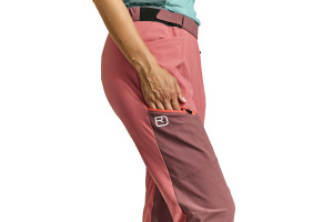 Dámské Kalhoty ORTOVOX Vajolet Pants Women's Bristle Brown