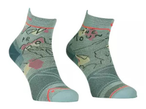 Dámské Ponožky ORTOVOX Alpine Light Quarter Socks Women's Ice Waterfall