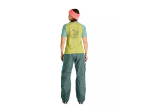 Dámské Tričko ORTOVOX 150 Cool Ballpen T-shirt Women's Aquatic Ice