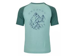 Dámské Tričko ORTOVOX 150 Cool Ballpen T-shirt Women's Aquatic Ice