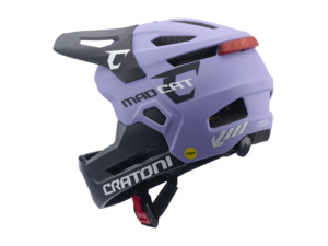 Dětská helma CRATONI MadCat MIPS Purple/Black Matt - S/M (49-56cm)