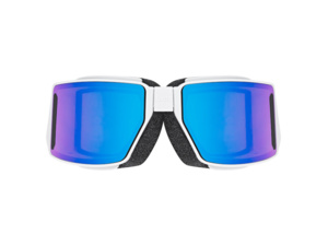 Brýle UVEX MTN Tour White Matt/Mirror Blue(S3) + Clear(S0)