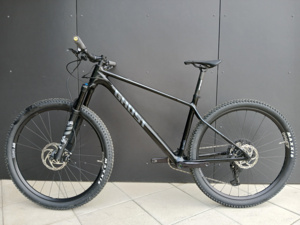 GHOST Lector Pro Raw Carbon/Metallic Blue Grey - L