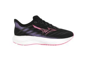 Běžecké boty Mizuno ENERZY RIDER Jr Black CamelliaRose PaisleyPurp