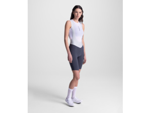Women's cycling shorts with suspenders SANTINI Aero Race Grey